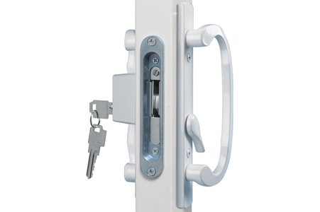 It is possible to get a patio door with a key lock