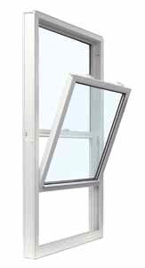 For convenient cleaning, the sash in the hung window can be tilted inward. Exercise caution and never let the sash hang in the tilted position. This can warp or damage your windows.