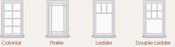 common grill layouts for windows