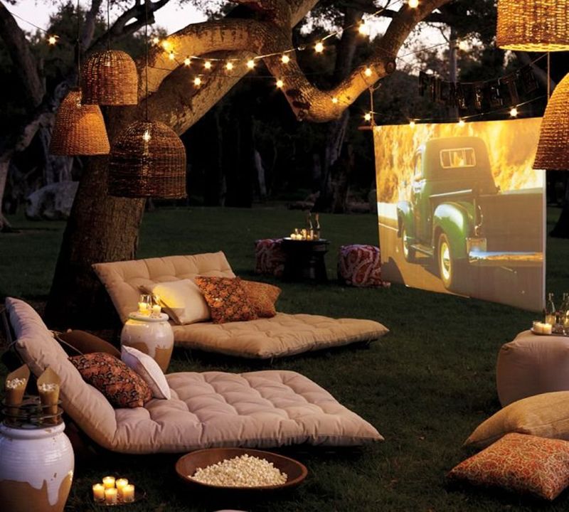 backyard cinema screen