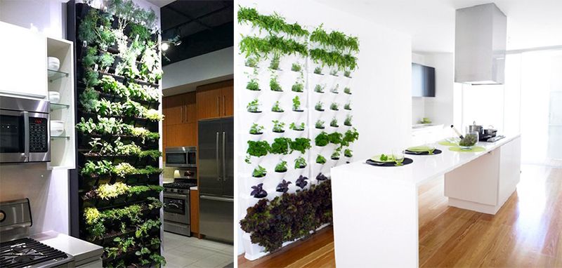 indoor vertical herb garden