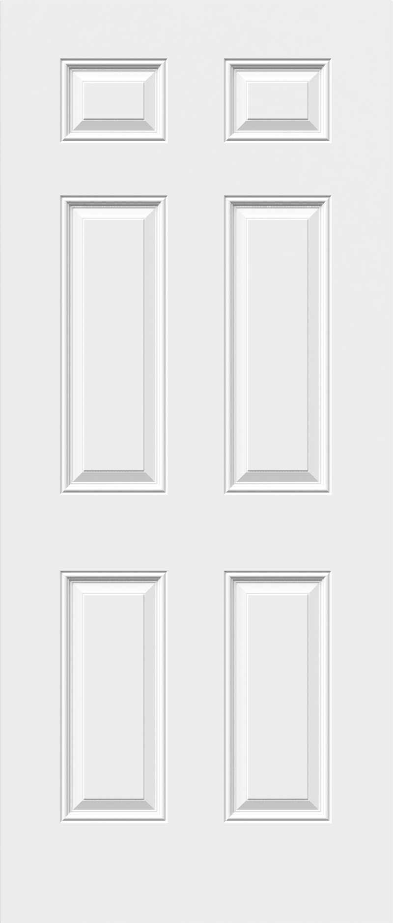 6 panel steel doors