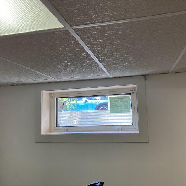 basement window in Calgary