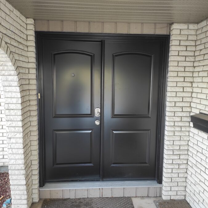 Double entry door