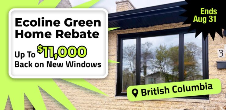 Thumbnail post: Ecoline Green Home Rebate: Up to $11,000 Back on New Windows
