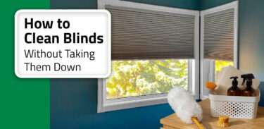 how to clean window blinds and shades