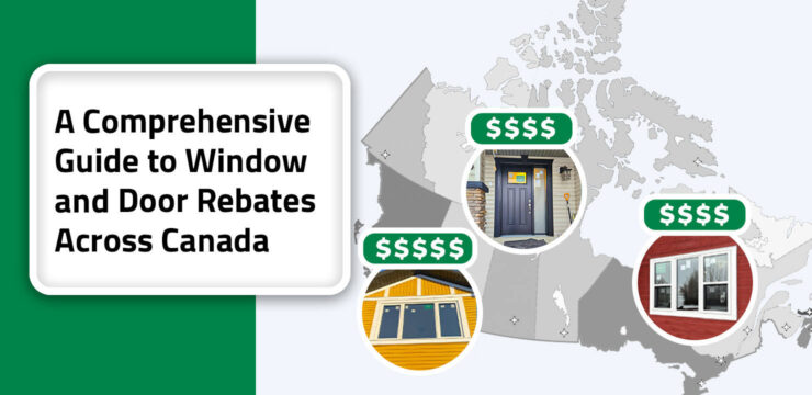 map of canada with marks where rebates are in effect