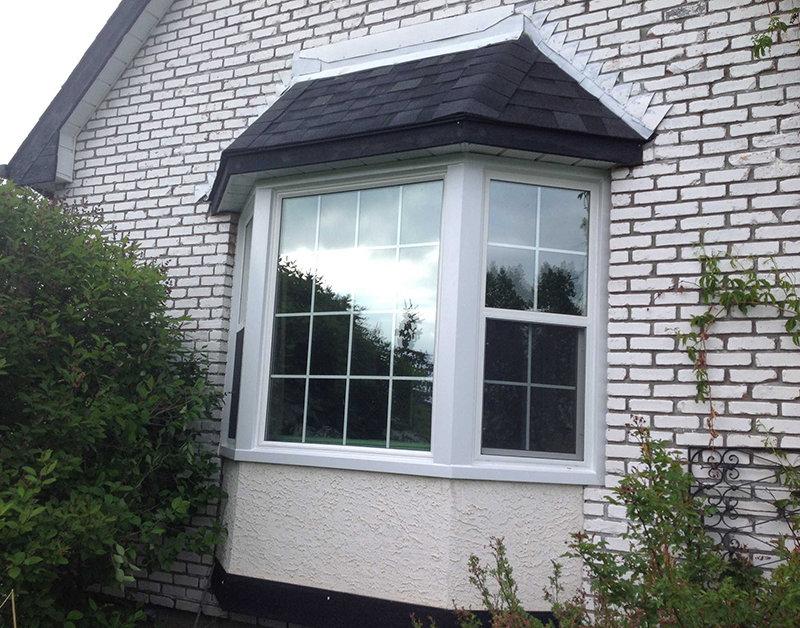 canted bay windows