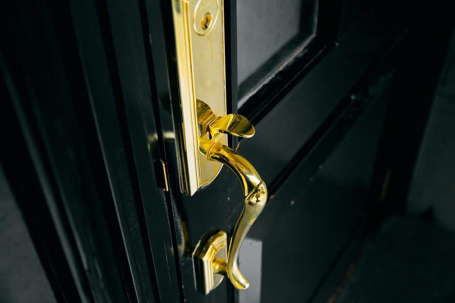 entry door lock handleset