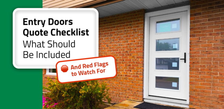 Thumbnail post: Entry Doors Quote Checklist: What Should Be Included (And Red Flags to Watch For)