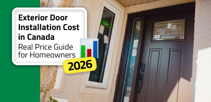 Thumbnail post: Exterior Door Installation Cost in Canada (2026): Real Price Guide for Homeowners