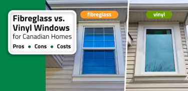 Thumbnail post: Fibreglass vs. Vinyl Windows for Canadian Homes: Pros, Cons & Costs [2026]