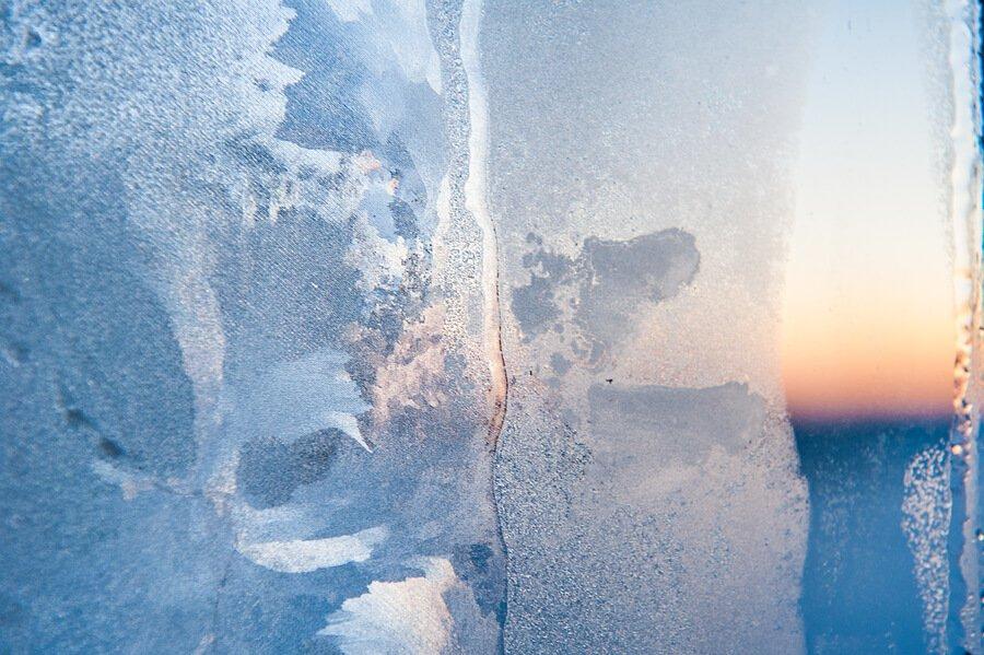 frost on windows