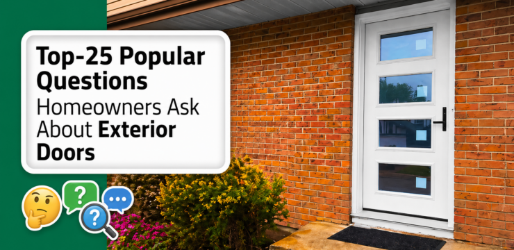 Thumbnail post: Top-25 Popular Questions Homeowners Ask About Exterior Doors
