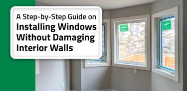 installing windows without damaging interior walls 1
