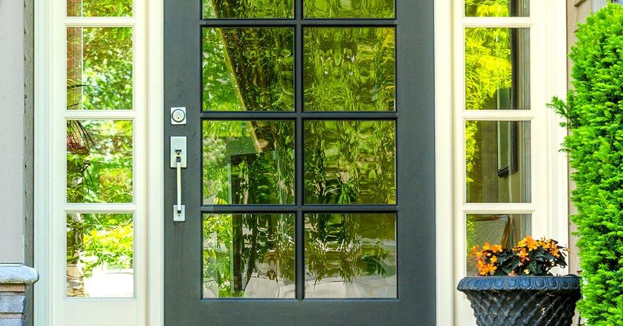 luxury entry glass door no privacy