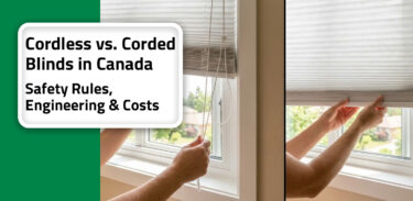 Thumbnail post: Cordless vs. Corded Blinds in Canada: Safety Rules, Engineering & Costs [2026]