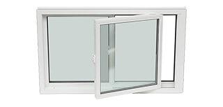 Single tilt sliding window