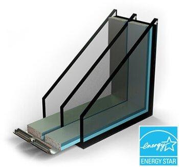Tripple-glass window
