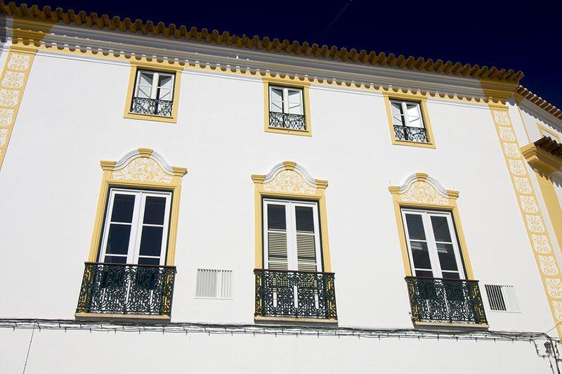 windows in Evora Portugal